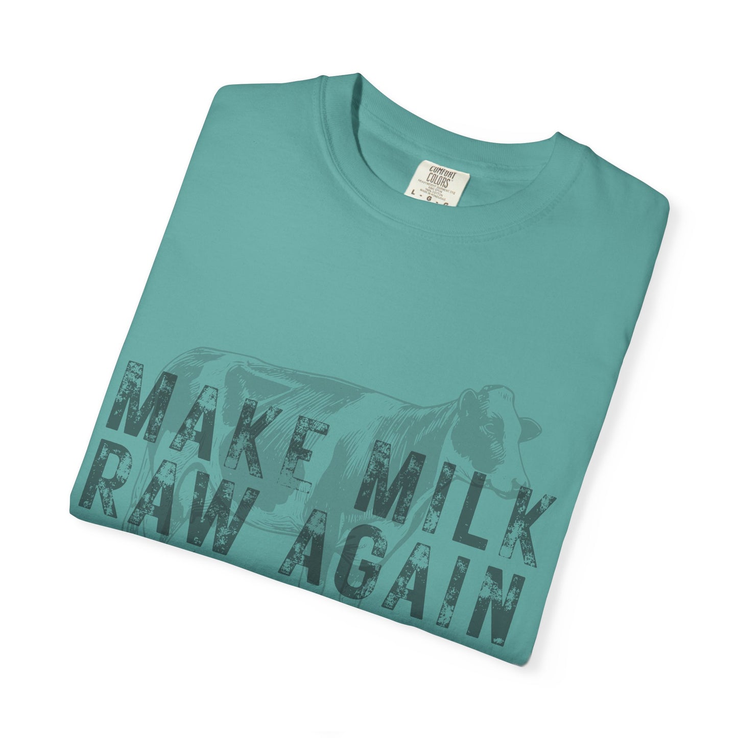 Make Milk Raw Again Unisex T-Shirt, Funny Cow Tee, Farm Animal Shirt, Gift for Dairy Lovers, Quirky Casual Wear