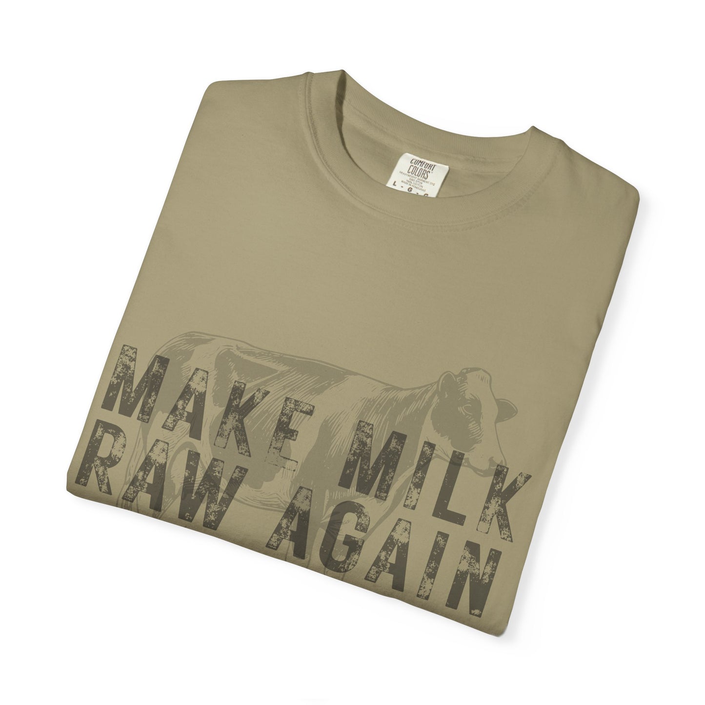 Make Milk Raw Again Unisex T-Shirt, Funny Cow Tee, Farm Animal Shirt, Gift for Dairy Lovers, Quirky Casual Wear