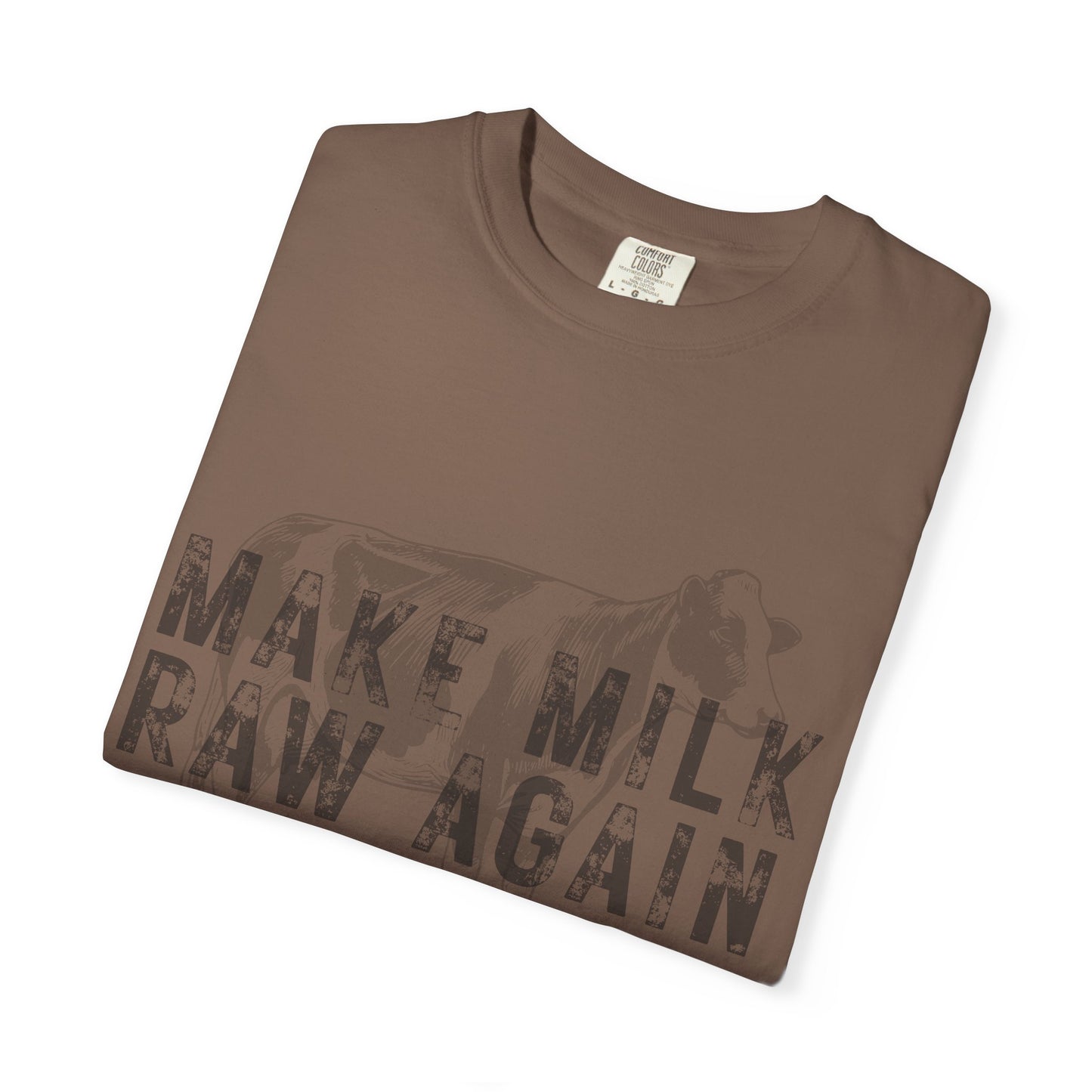 Make Milk Raw Again Unisex T-Shirt, Funny Cow Tee, Farm Animal Shirt, Gift for Dairy Lovers, Quirky Casual Wear