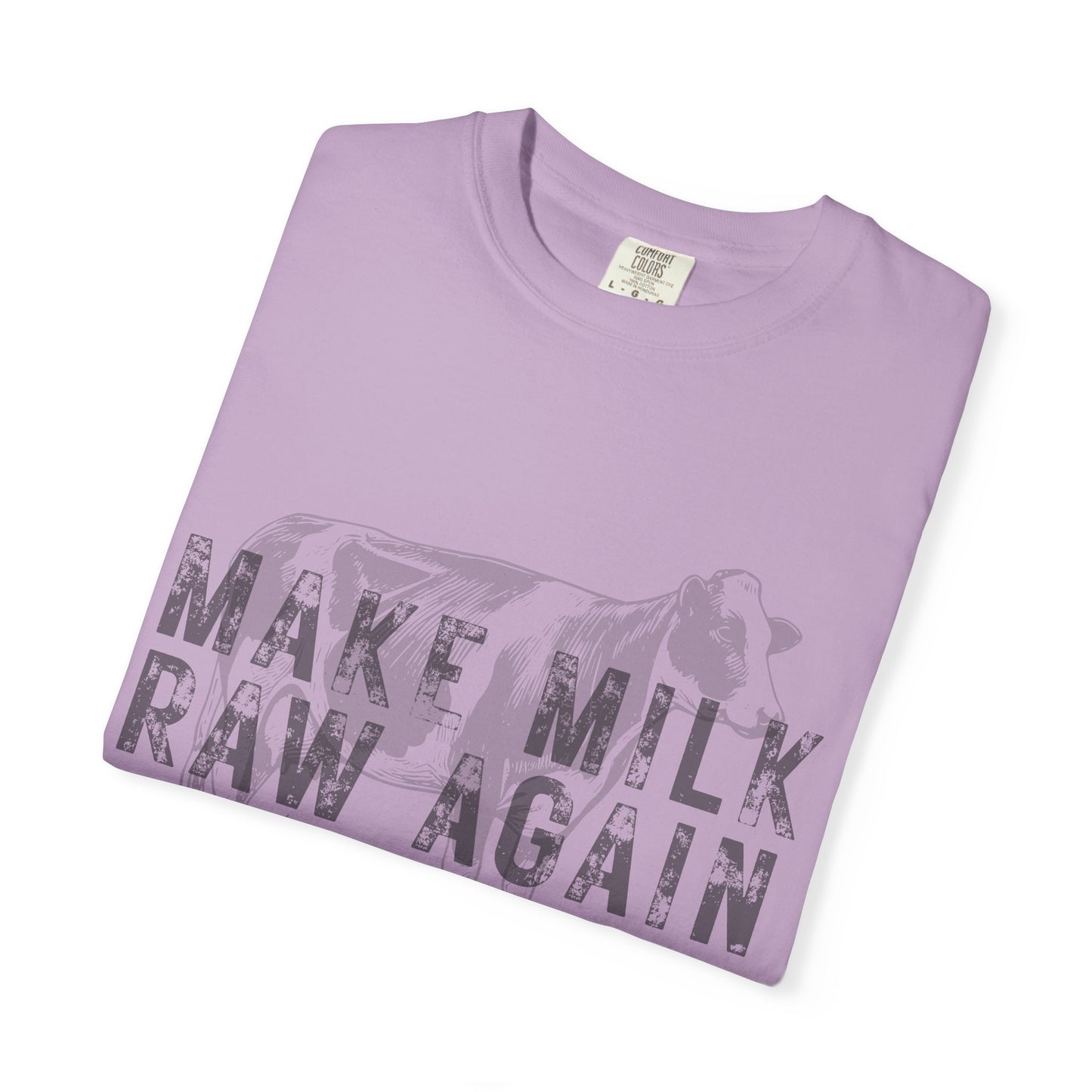 Make Milk Raw Again Unisex T-Shirt, Funny Cow Tee, Farm Animal Shirt, Gift for Dairy Lovers, Quirky Casual Wear
