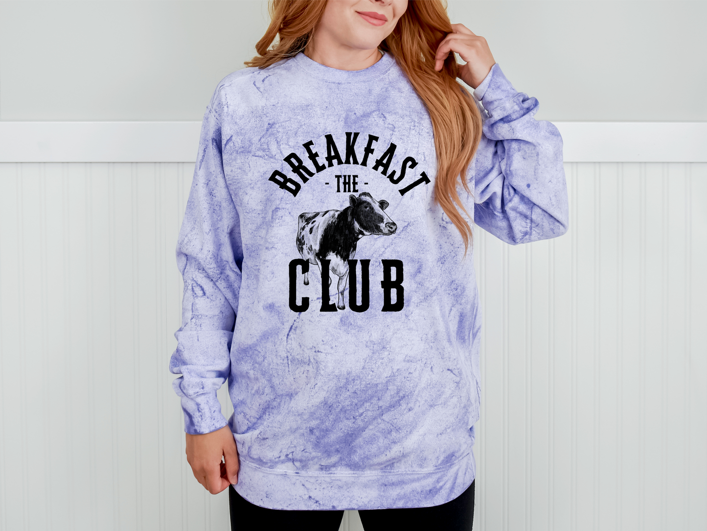 The Breakfast Club – Dairy Cow Crewneck for Men & Women
