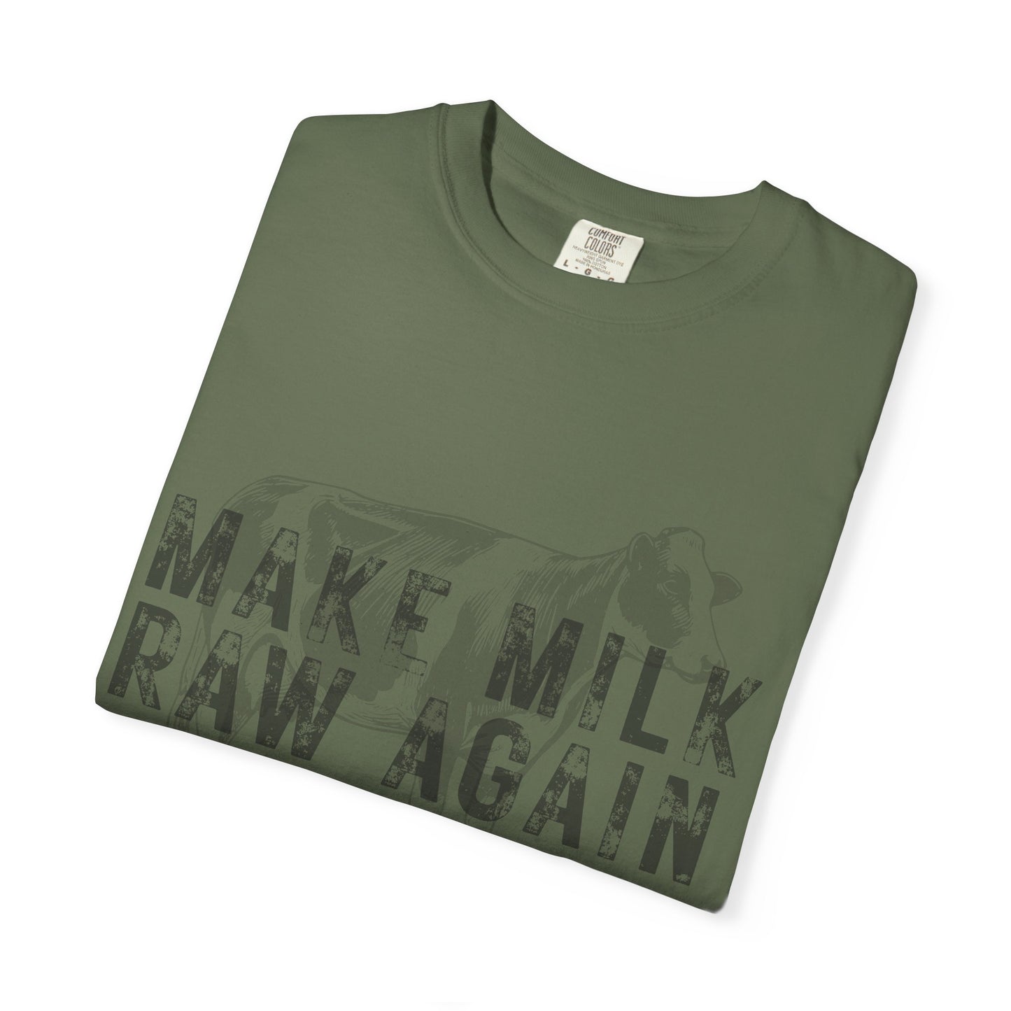 Make Milk Raw Again Unisex T-Shirt, Funny Cow Tee, Farm Animal Shirt, Gift for Dairy Lovers, Quirky Casual Wear