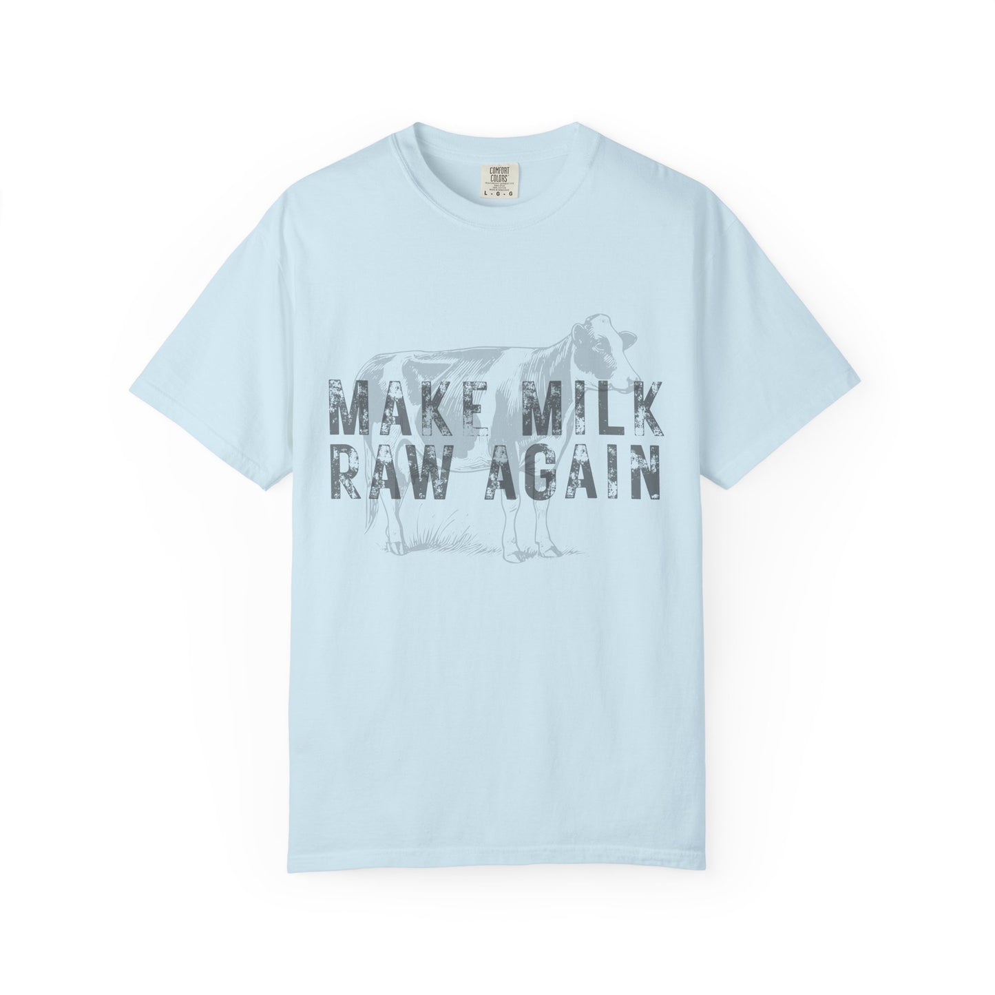 Make Milk Raw Again Unisex T-Shirt, Funny Cow Tee, Farm Animal Shirt, Gift for Dairy Lovers, Quirky Casual Wear
