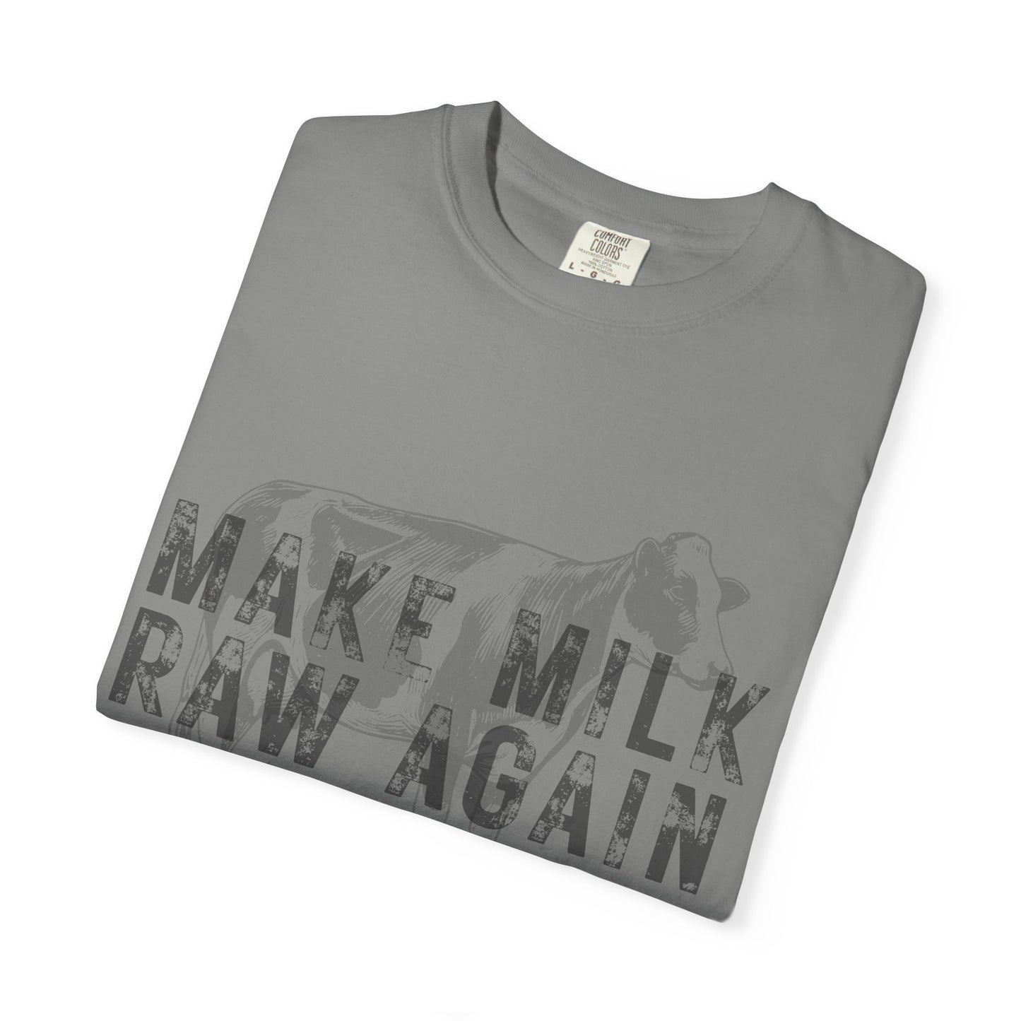 Make Milk Raw Again Unisex T-Shirt, Funny Cow Tee, Farm Animal Shirt, Gift for Dairy Lovers, Quirky Casual Wear