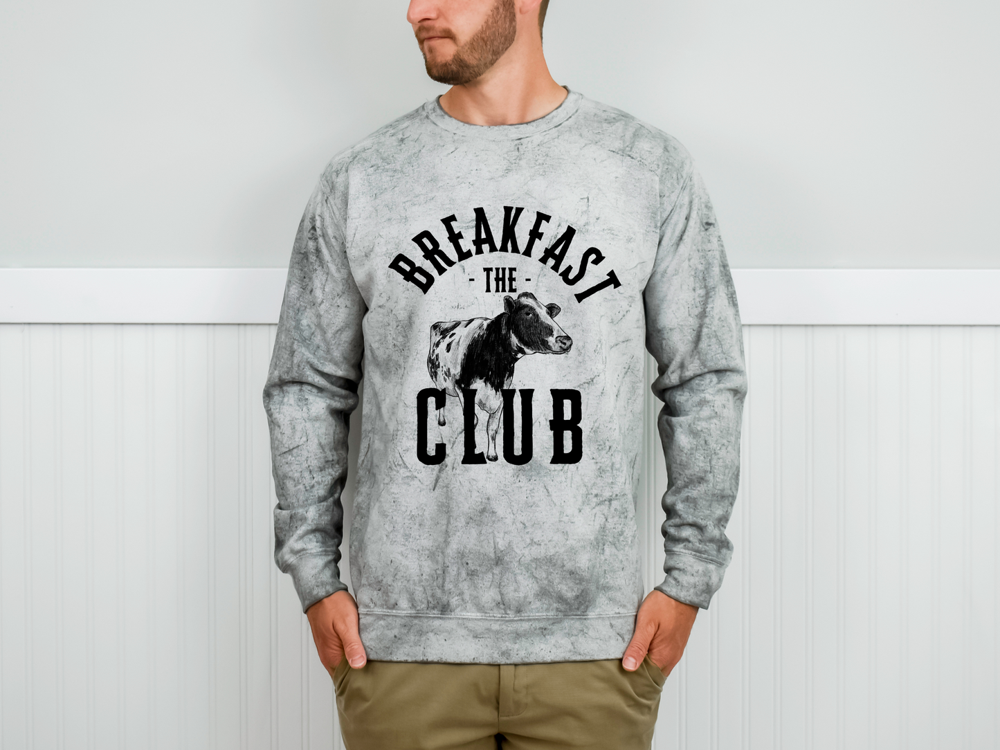 The Breakfast Club – Dairy Cow Crewneck for Men & Women