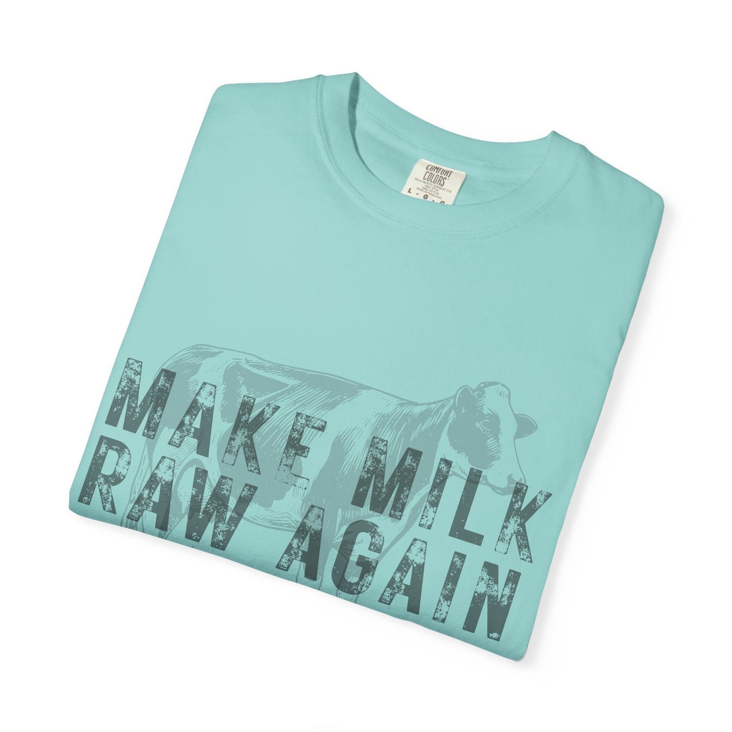 Make Milk Raw Again Unisex T-Shirt, Funny Cow Tee, Farm Animal Shirt, Gift for Dairy Lovers, Quirky Casual Wear